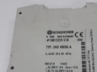 Bezpečnostní relé SCHLEICHER SNO 4003K