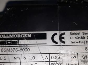 Servomotor KOLLMORGEN 6SM37S-6000