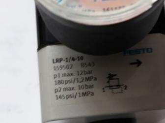 Regulační ventil FESTO s manometrem typ LRP-1/4-10