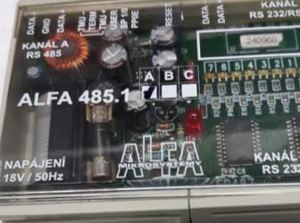 Komunikační převodník Alfa 485.1