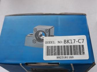 BK17-C7  BK - ložisková jednotka, pevné uchycení